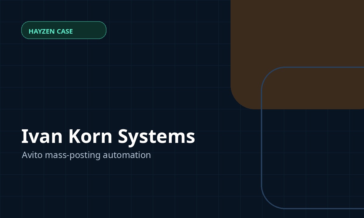 Ivan Korn Systems project preview