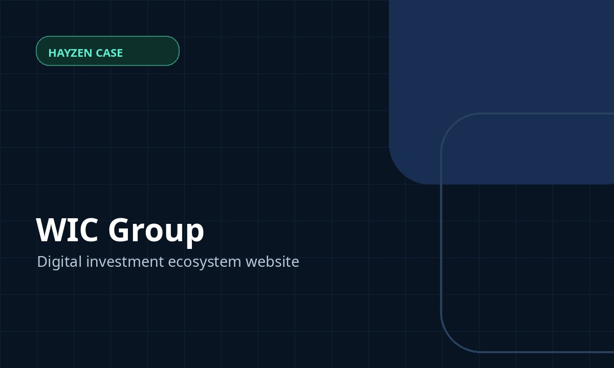 WIC Group project preview